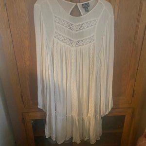 Scoop Blouson Sleeve Dress